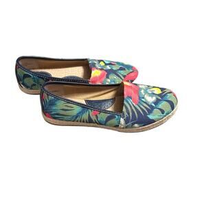 Born BOC Tropical Floral Espadrille Flats Size 7